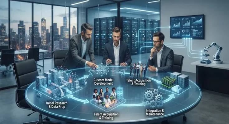 Cost of Implementing Custom Artificial Intelligence Solutions for Enterprise Businesses